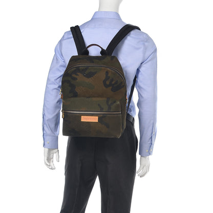 Louis Vuitton X SUPREME Canvas Camouflage Apollo Backpack 2 of 14
