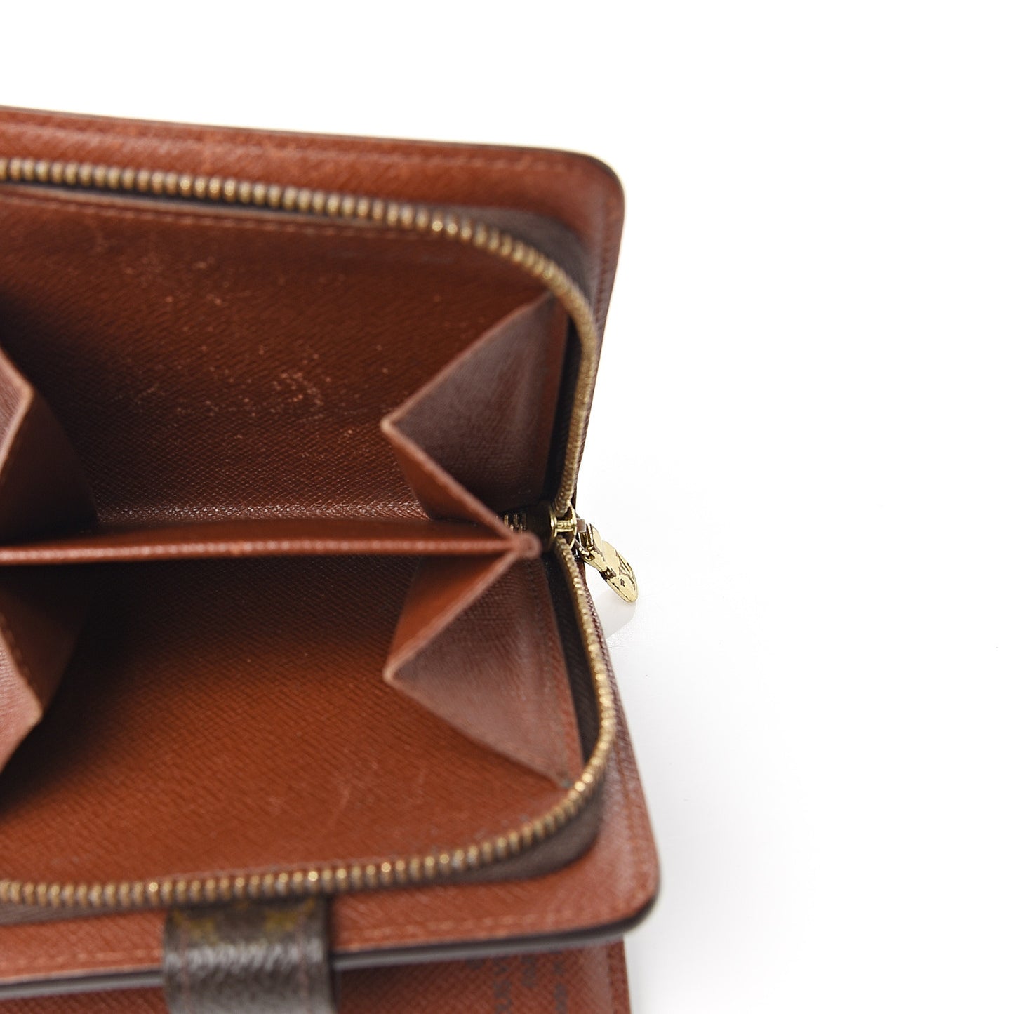Monogram Compact Zippe Zipped Wallet