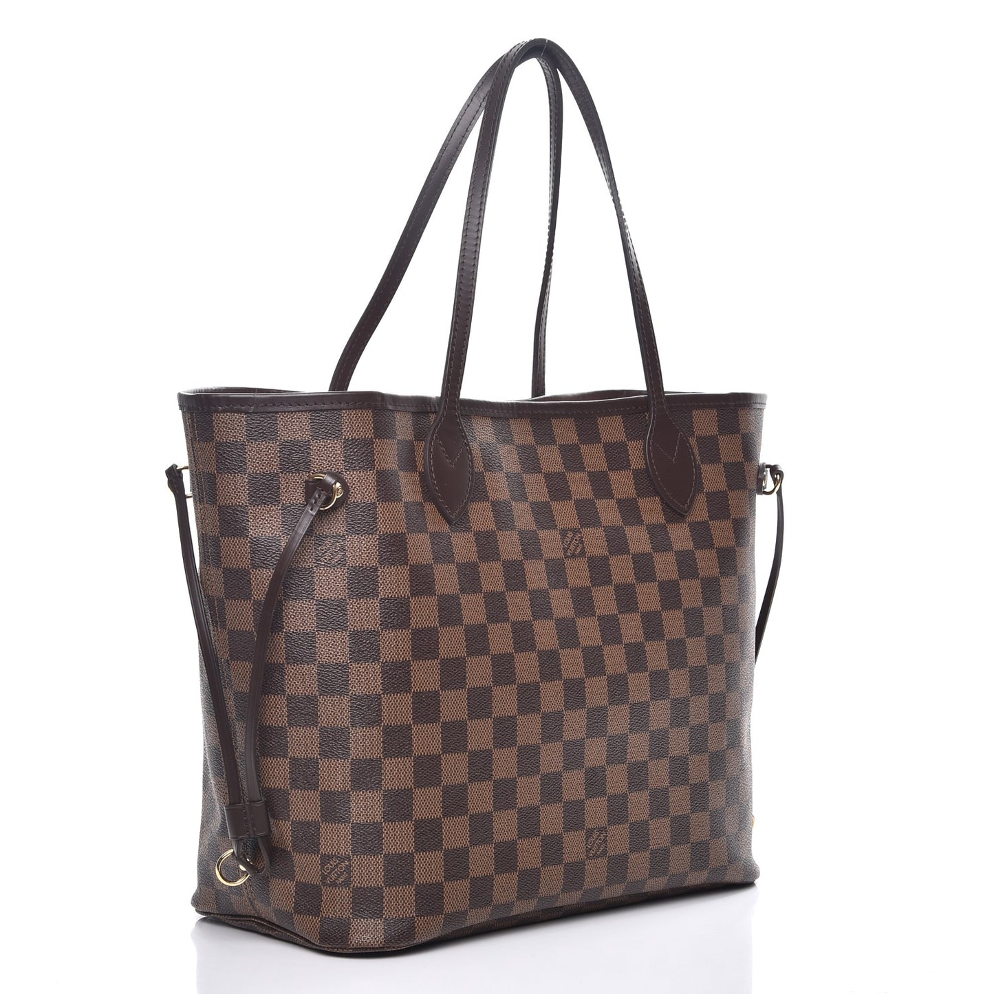 Damier Ebene Neo Neverfull MM Rose Ballerine