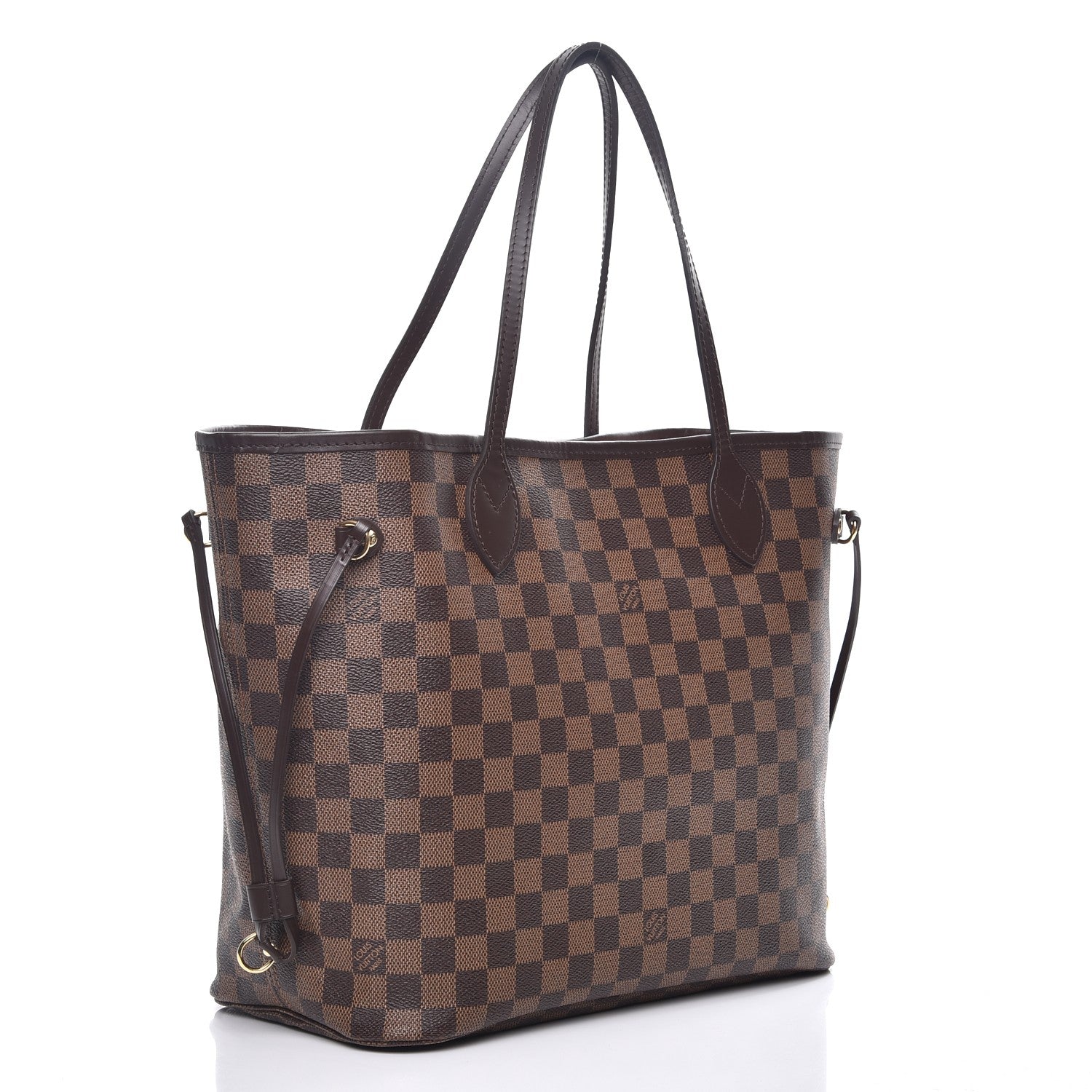 Louis Vuitton Damier Ebene Neo Neverfull MM Rose Ballerine 3 of 8