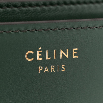 Celine Box Calfskin Medium Classic Box Flap Bag Dark Green 5 of 10