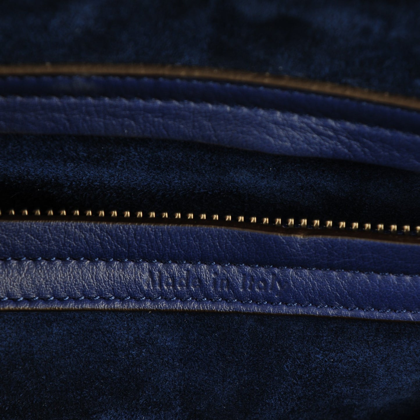 Supple Calfskin Medium Phantom Luggage Indigo