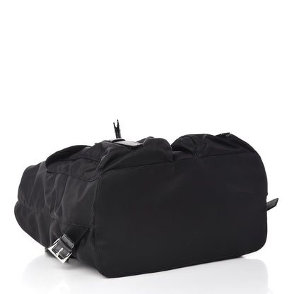 Prada Tessuto Nylon Saffiano Medium Backpack Black 4 of 12