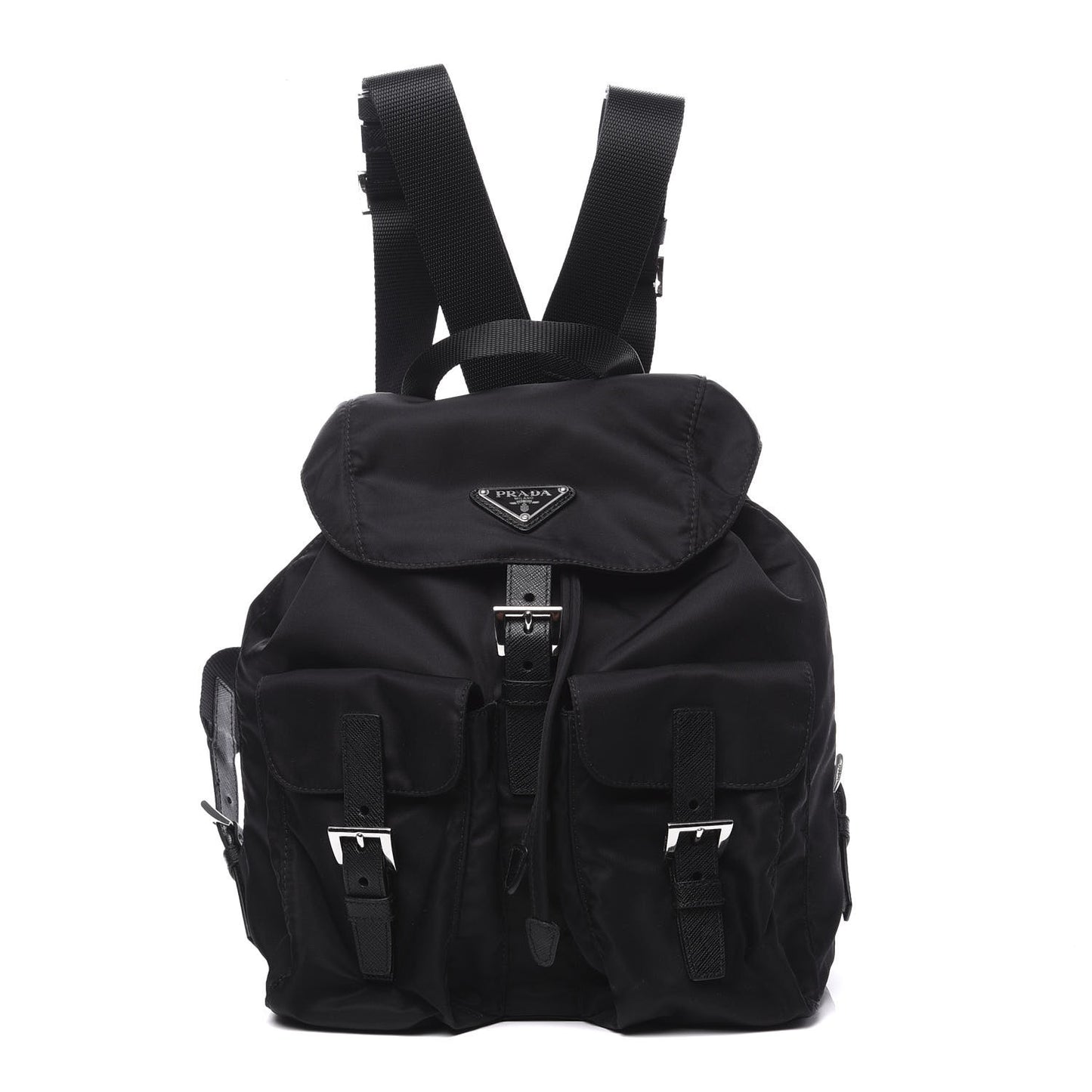 Tessuto Nylon Vela Small Backpack Black