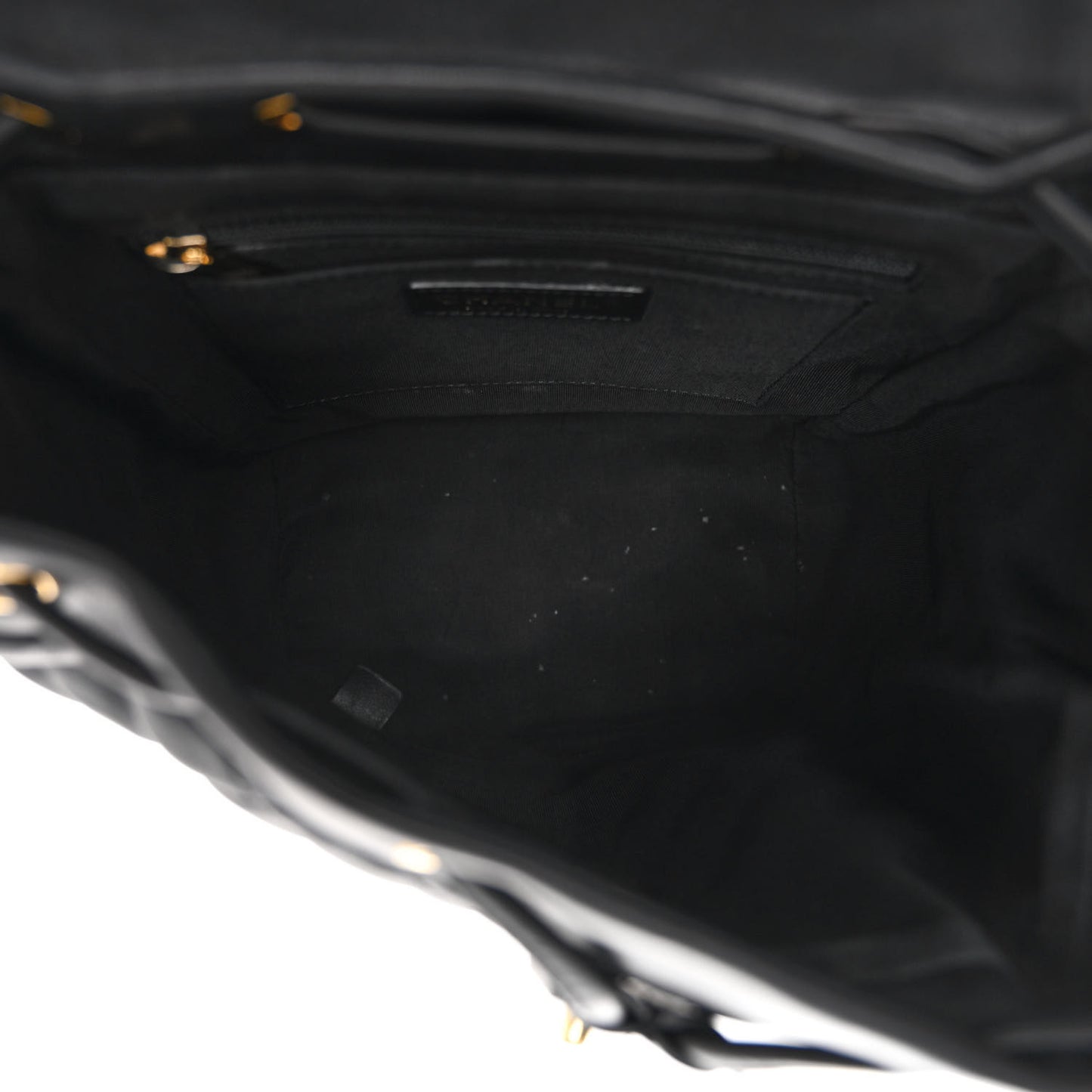 Lambskin Quilted Small Urban Spirit Backpack Black