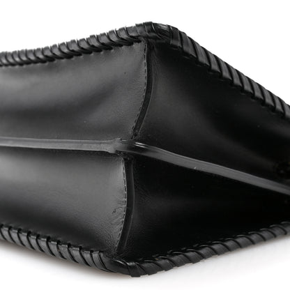 Fendi Vitello King Shiny Nappa Intreccio Petite Peekaboo I SEE U Satchel Black 10 of 12