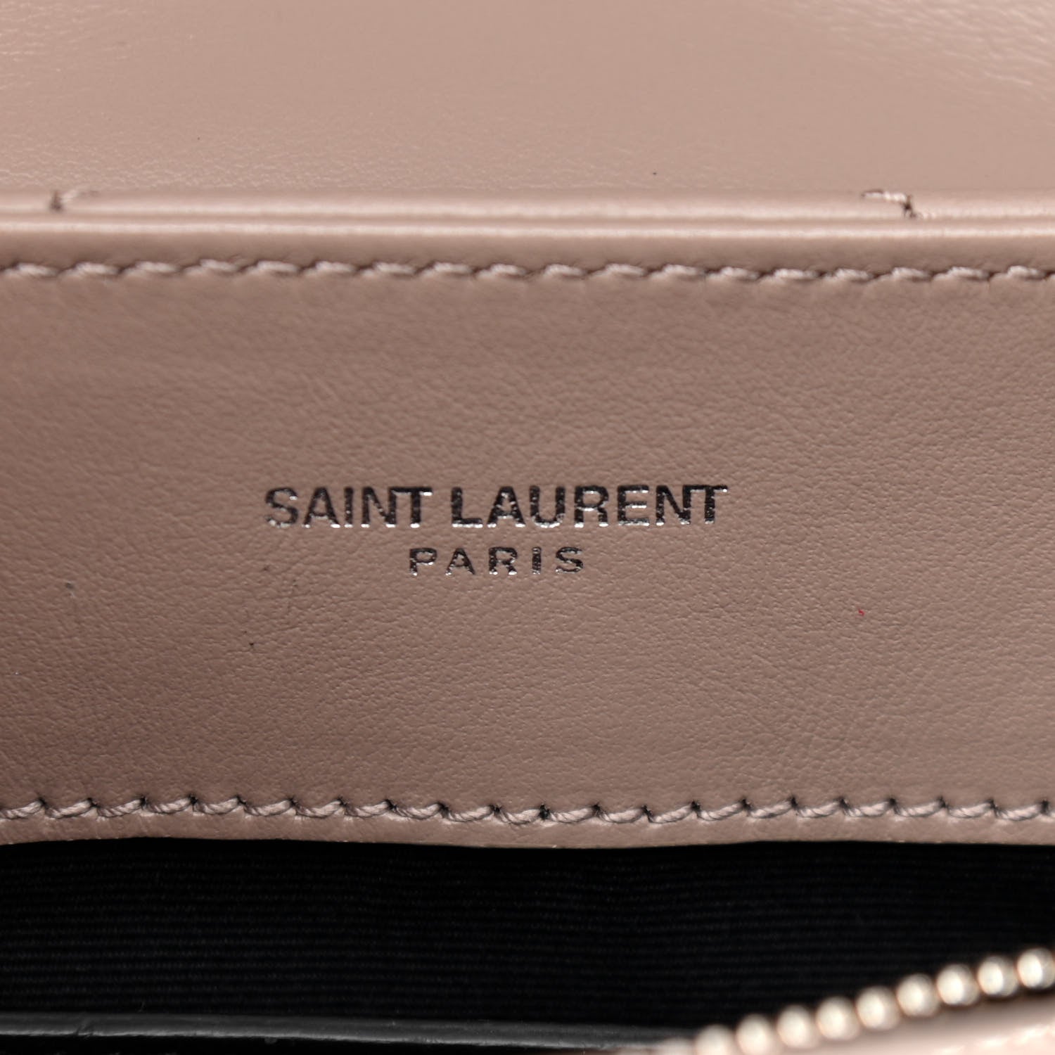 Saint Laurent Calfskin Y Quilted Monogram Small Loulou Chain Satchel Taupe Sable 6 of 11