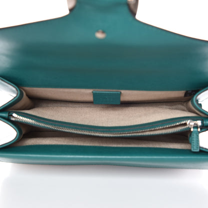 Gucci Calfskin Blooms Print Small Dionysus Shoulder Bag Bright Emerald Multicolor 7 of 9