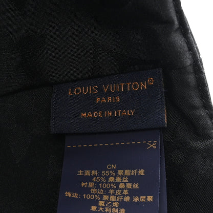 Louis Vuitton Polyester Silk Monogram LV Get Ready Cap L Black 8 of 9