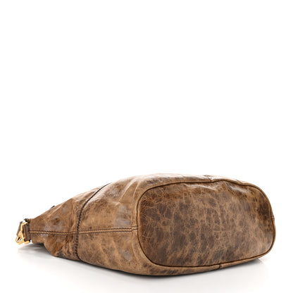 Givenchy Crackled Calfskin Medium Nightingale Light Brown 4 of 11