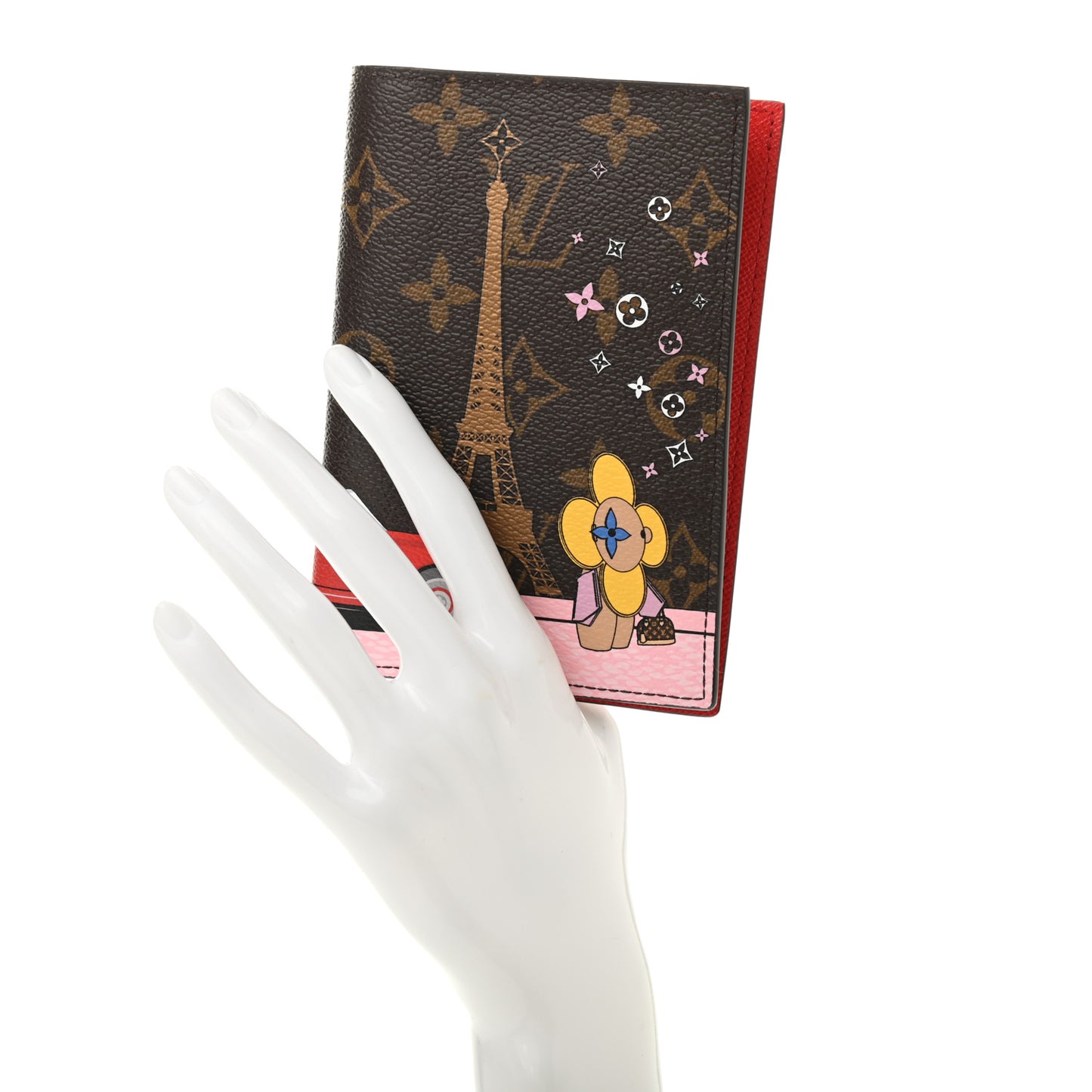 Monogram 2019 Christmas Animation Passport Cover Rouge