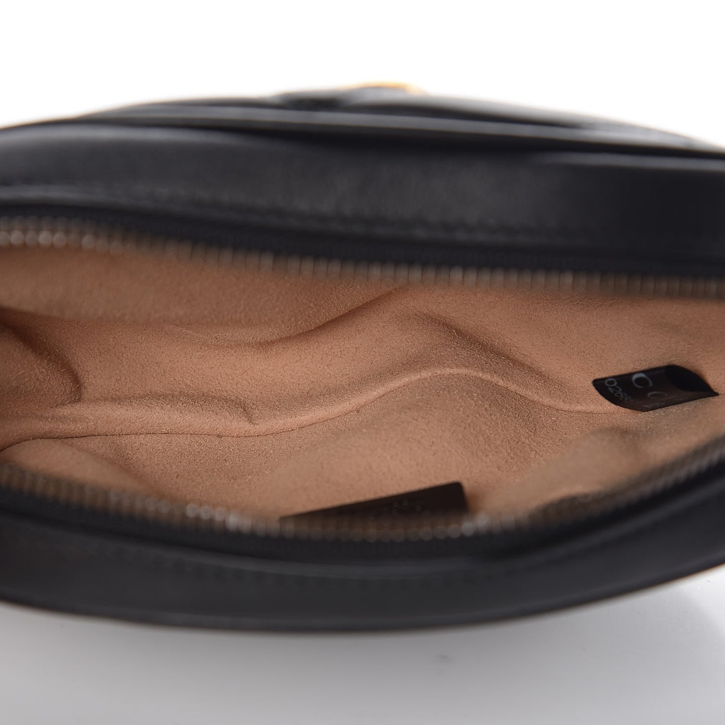 Calfskin Matelasse GG Marmont Belt Bag 105 42 Black