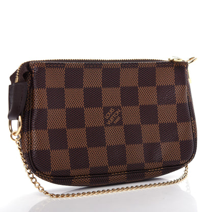 Louis Vuitton Damier Ebene Mini Pochette Accessories 3 of 10