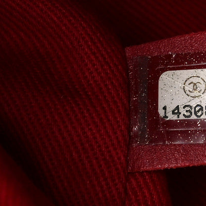 Chanel Grained Calfskin Medium Natural Beauty Flap Red 7 of 11