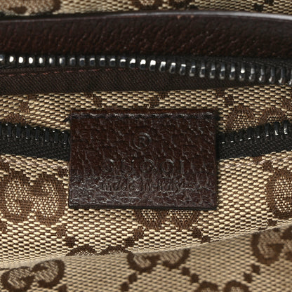 Gucci GG Monogram Double Pocket Belt Bag Dark Brown 6 of 9