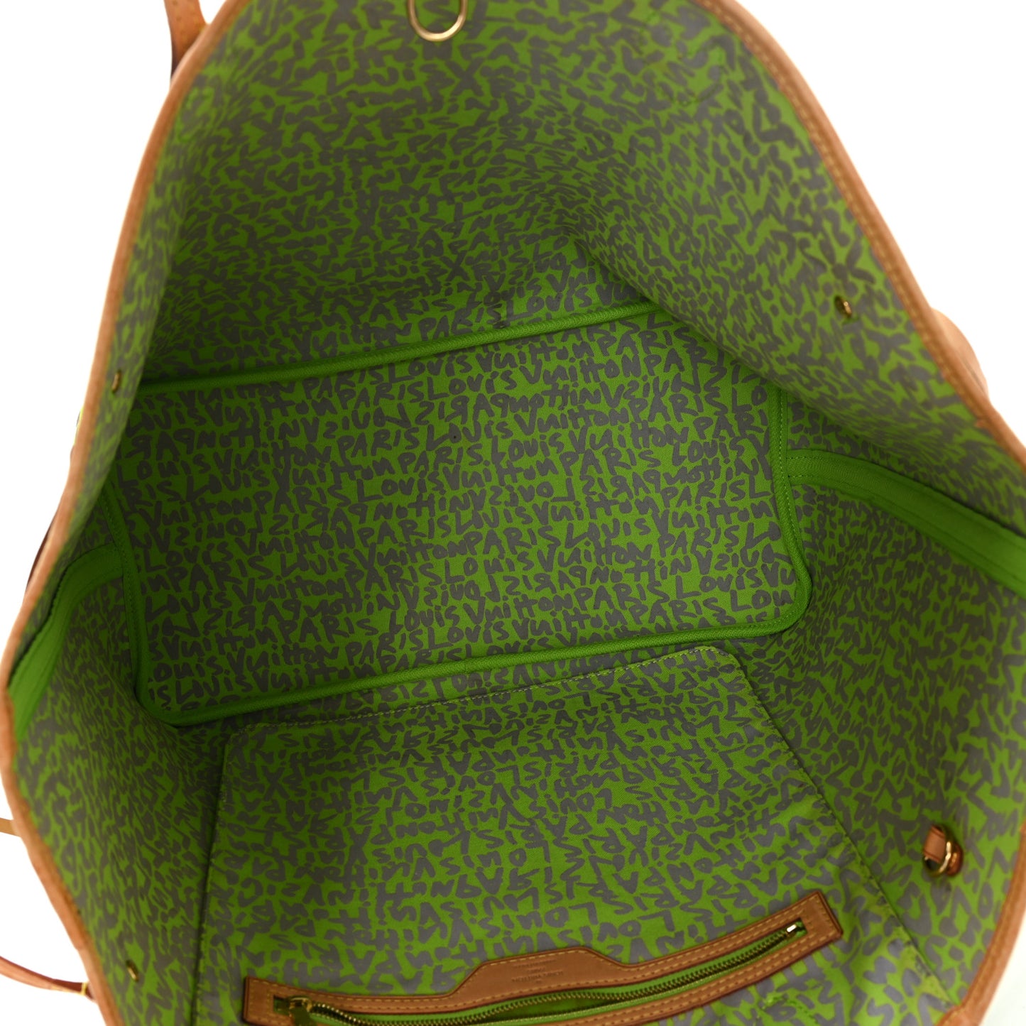 Monogram Graffiti Neverfull GM Green