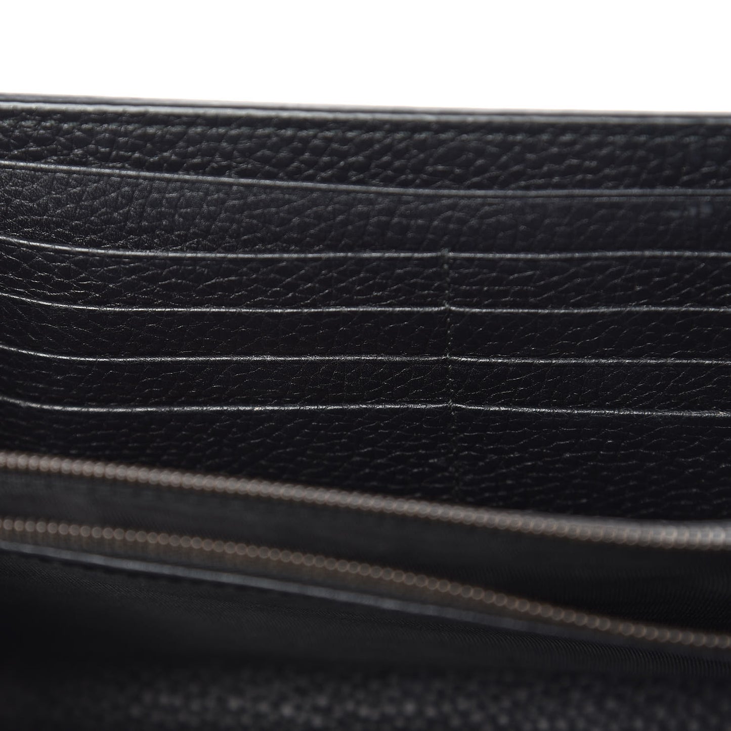 Calfskin GG Marmont Chain Wallet Black