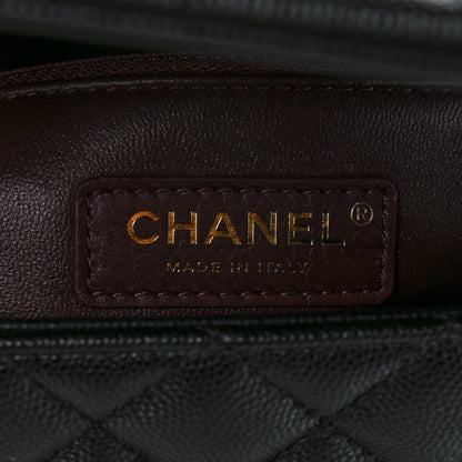 Chanel Caviar Quilted Medium Coco Handle Flap Black 5 of 11