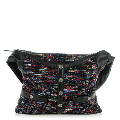 Chanel Tweed Lambskin Large Girl Bag Multicolor Black 1 of 7
