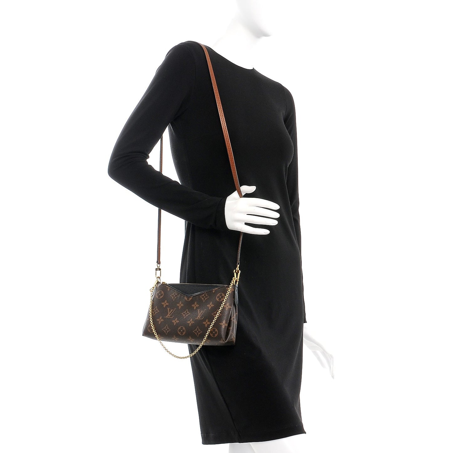 Monogram Pallas Clutch Black