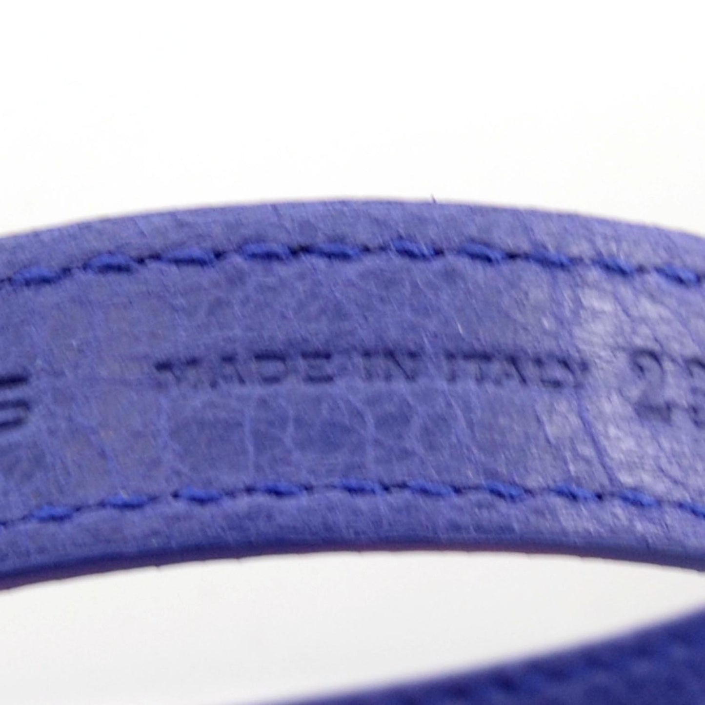 Agneau Double Tour Bracelet Bleu Lavande