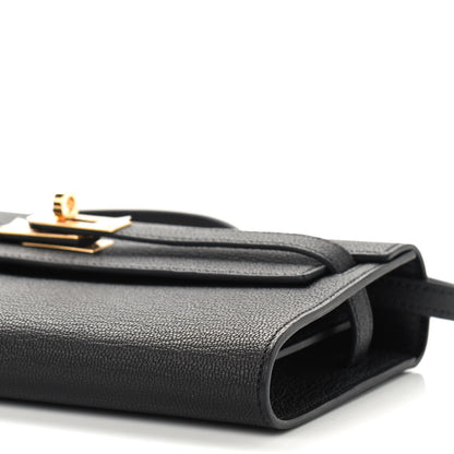 Hermes Chevre Mysore Kelly Wallet To Go Black 9 of 9