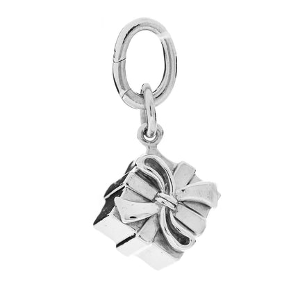 Tiffany Sterling Silver Box Charm Pendant 1 of 6