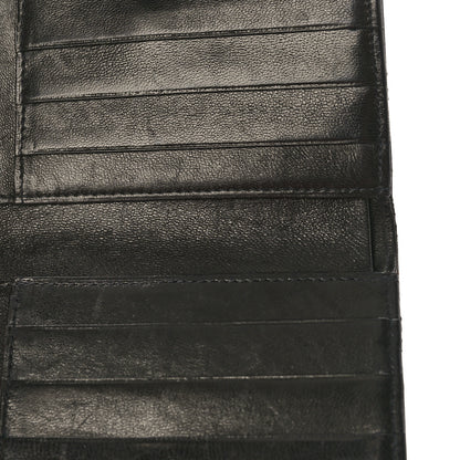 Chanel Calfskin Diamond Stitched Compact Wallet Black 6 of 12