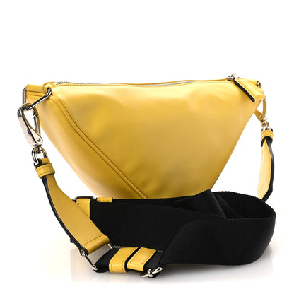 Prada Softy Calfskin Triangle Shoulder Bag Sole 3 of 11