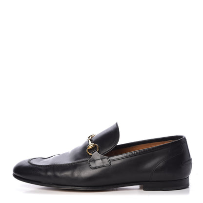 Gucci Calfskin Horsebit Mens Jordaan Loafers 11 Black 1 of 21