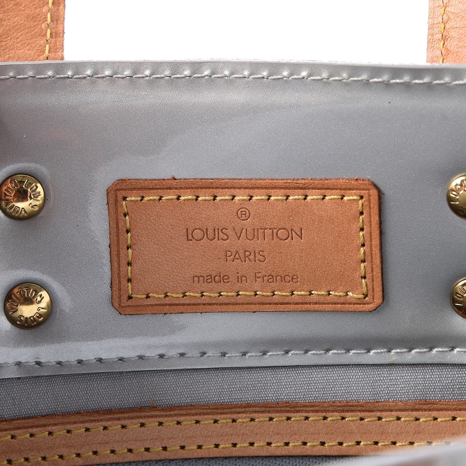 Louis Vuitton Vernis Reade PM Silver 6 of 8