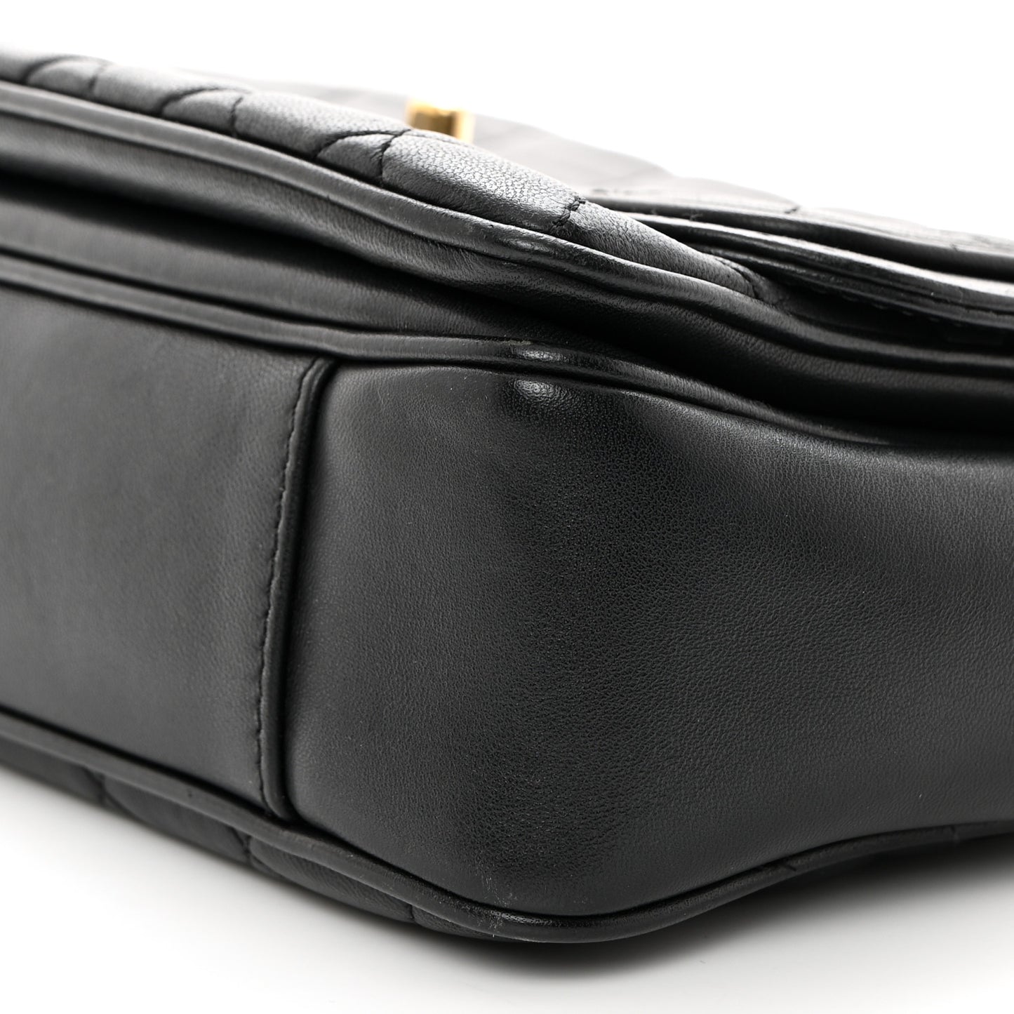 Lambskin Quilted Medium Lovely Day Flap Black
