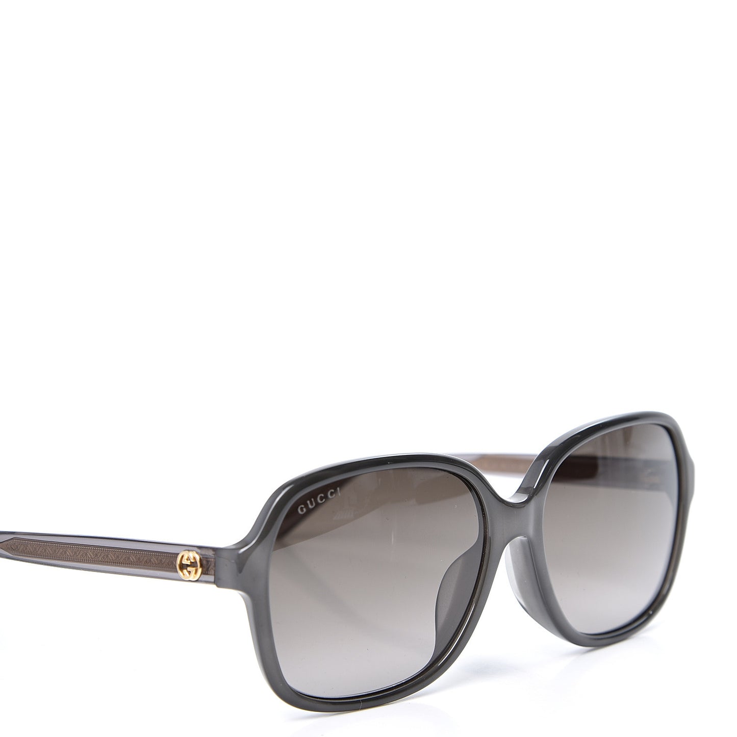Acetate Square Frame Sunglasses GG 3834/F/S Grey Pearl