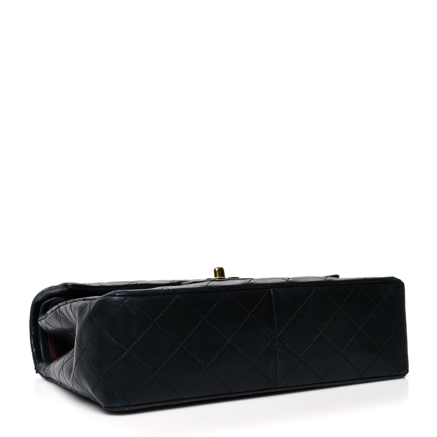 Chanel Lambskin Quilted Medium Double Flap Black 3 of 12