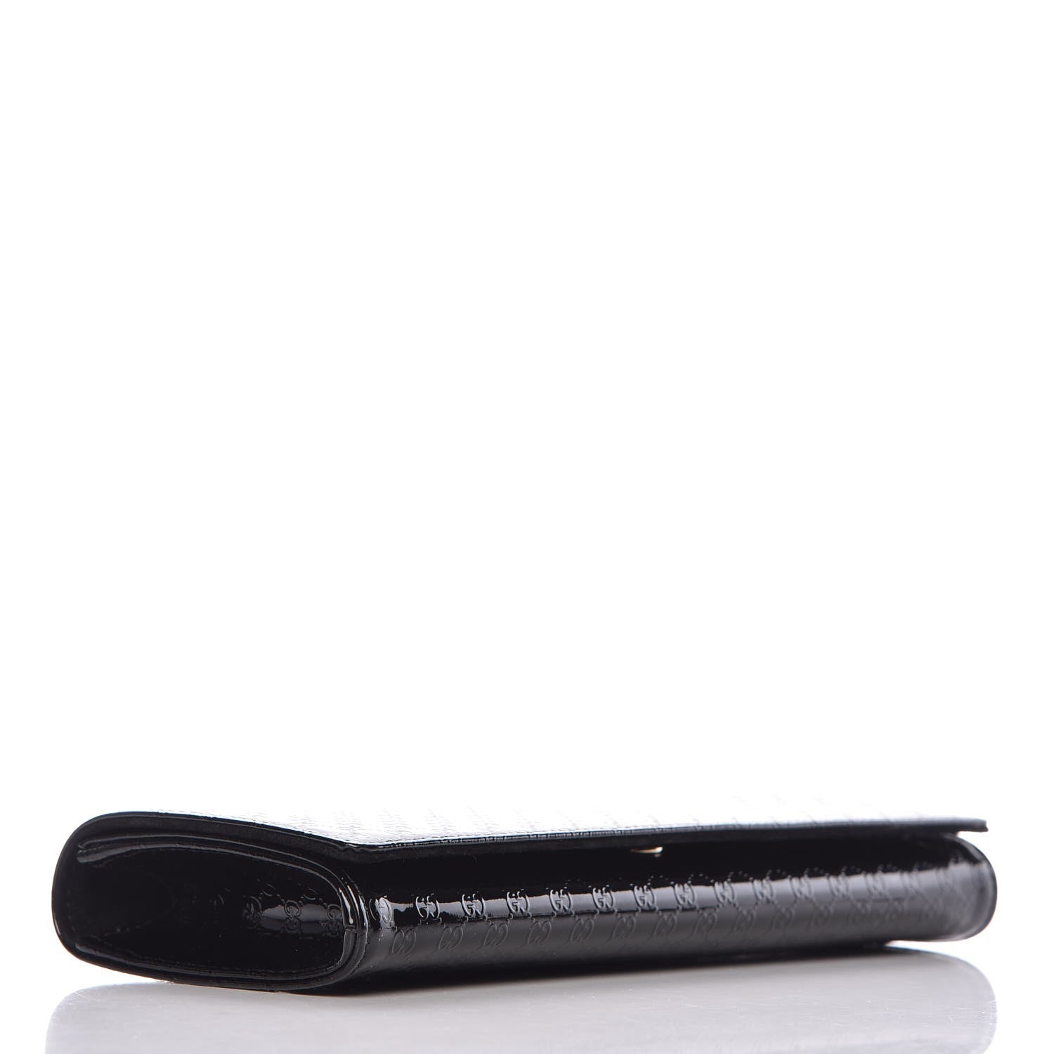 Gucci Patent Microguccissima Small Broadway Clutch Black 4 of 10