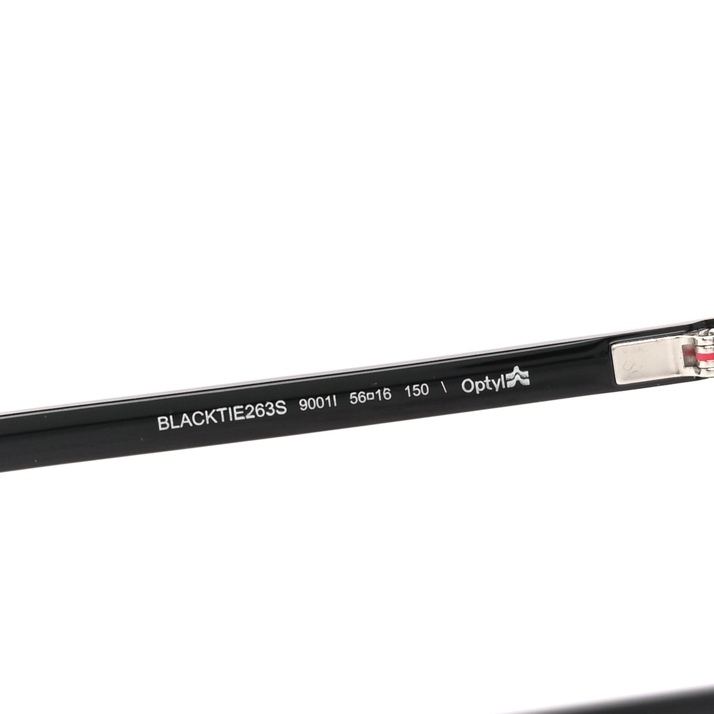 Acetate Black Tie 263S Sunglasses Grey Black