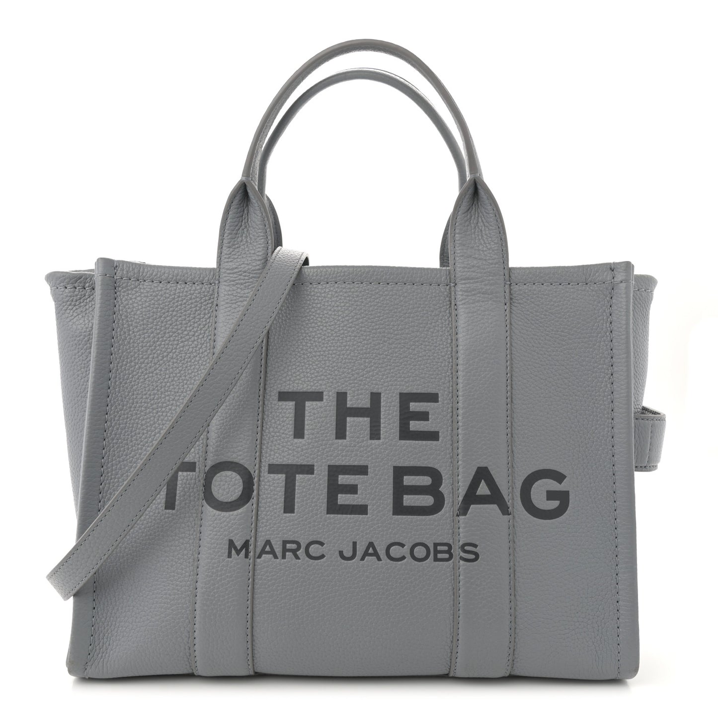 Grained Calfskin Medium The Tote Bag Grey