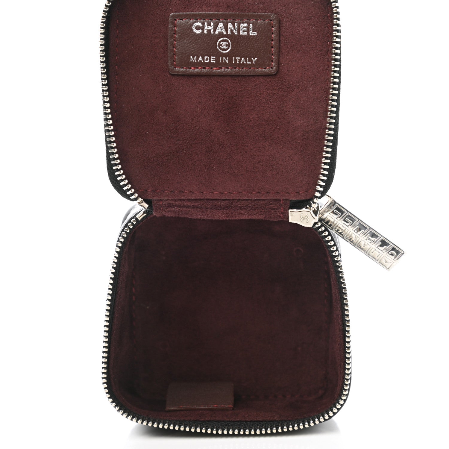Chanel Lambskin Quilted Jewelry Travel Case Black 5 of 11