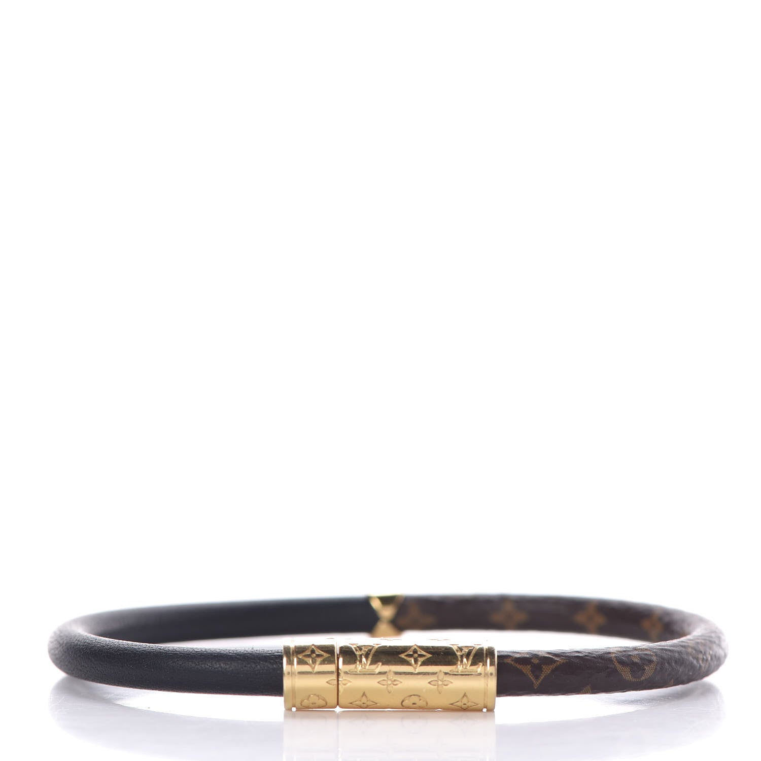 Louis Vuitton Monogram Daily Confidential Bracelet 17 Black 3 of 5