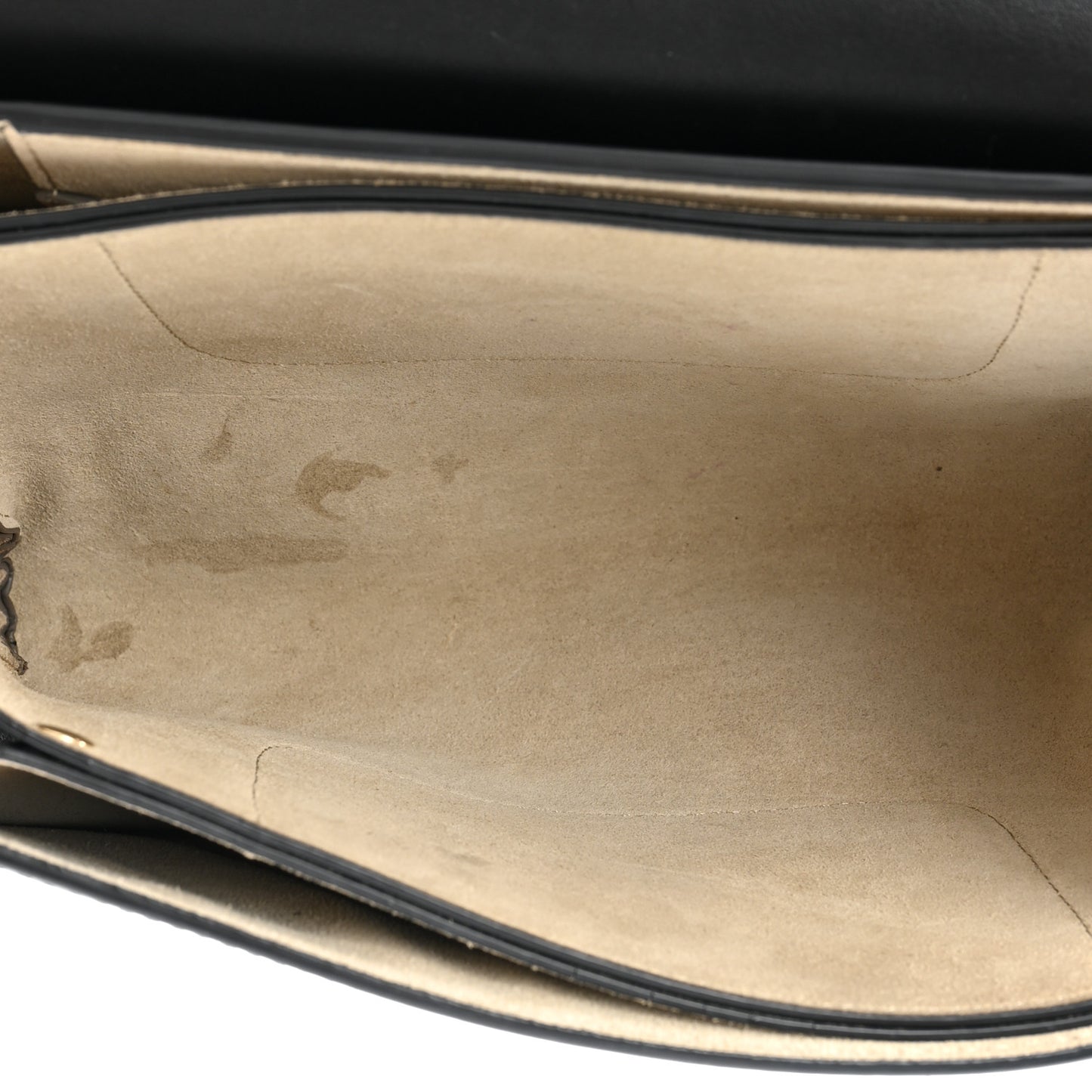 Suede Calfskin Small Faye Shoulder Bag Black