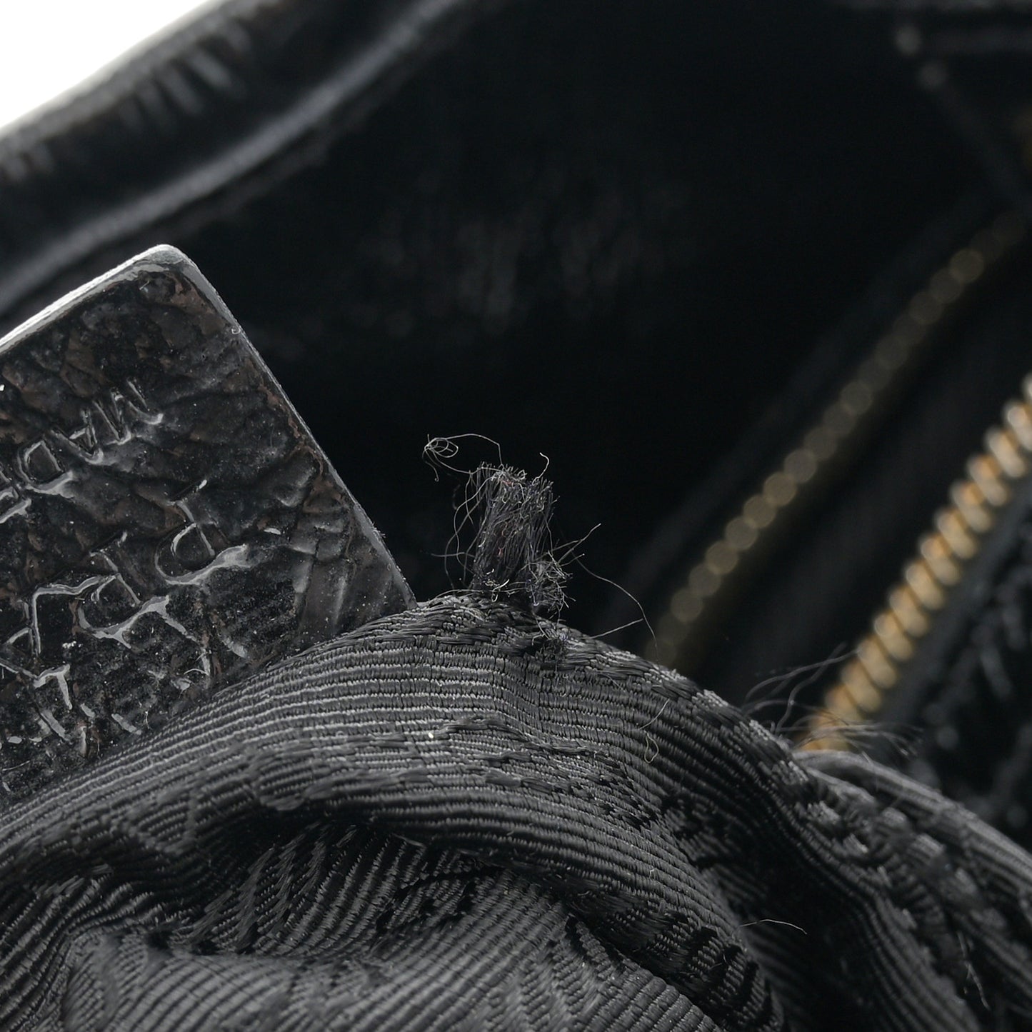 Tessuto Nylon Spazzolato Tote Black