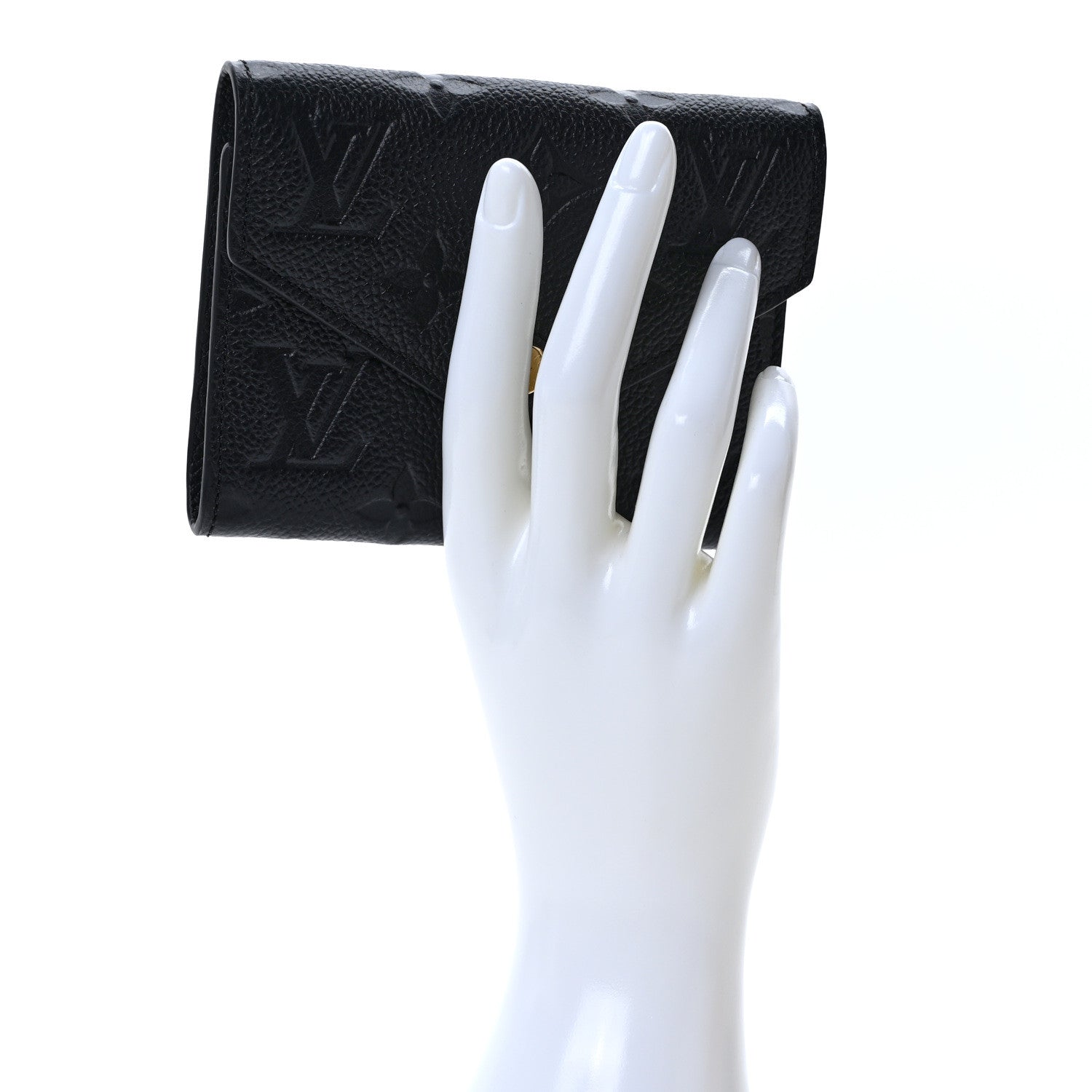 Louis Vuitton Empreinte Victorine Wallet Black 2 of 7