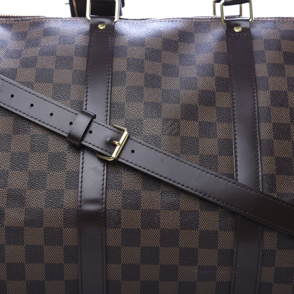 Louis Vuitton Damier Ebene Keepall Bandouliere 55 9 of 11