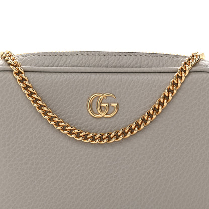 Gucci Dollar Calfskin Super Mini GG Marmont Chain Shoulder Bag Deep Grey 8 of 10