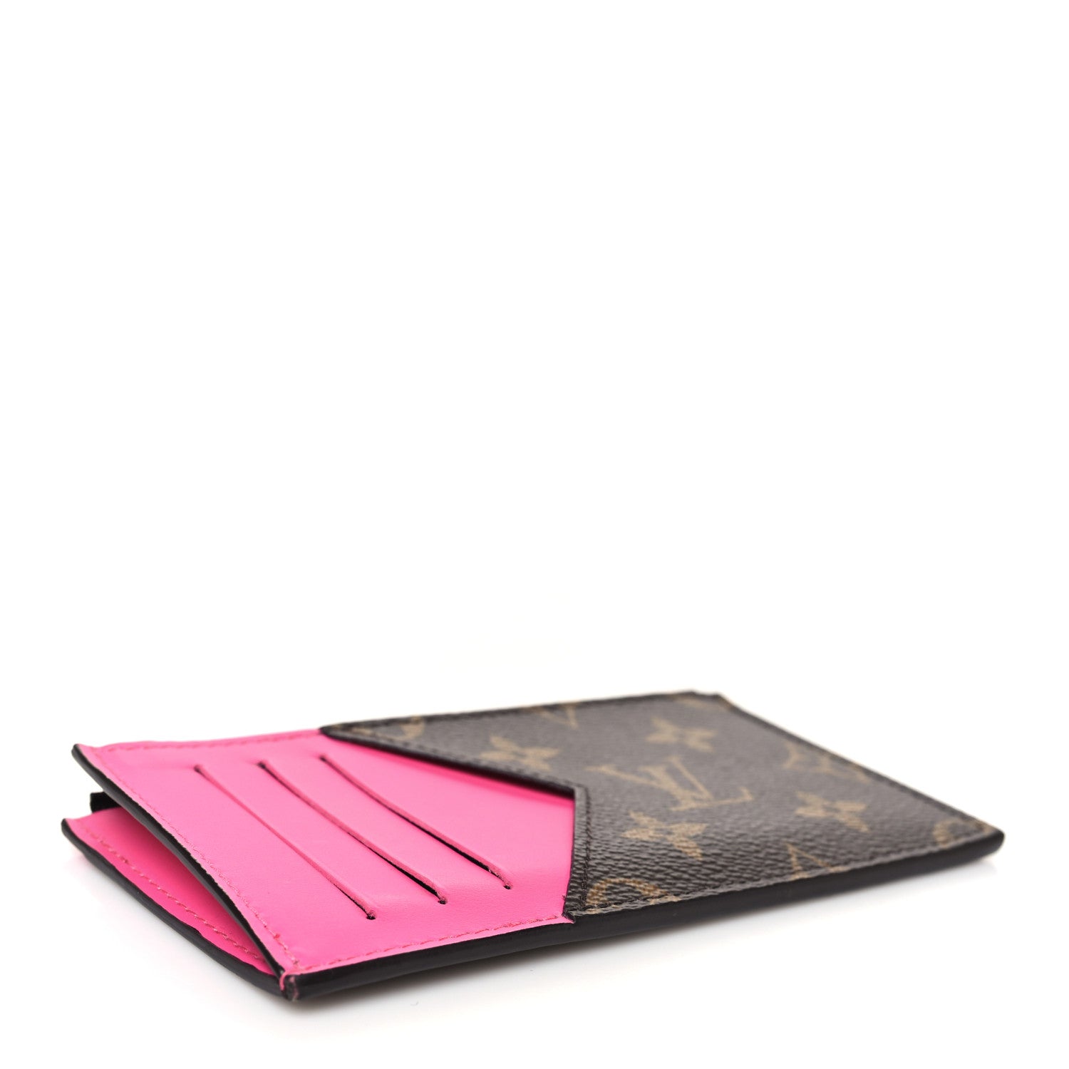Louis Vuitton Monogram Calfskin Coin Card Holder Rose 4 of 7