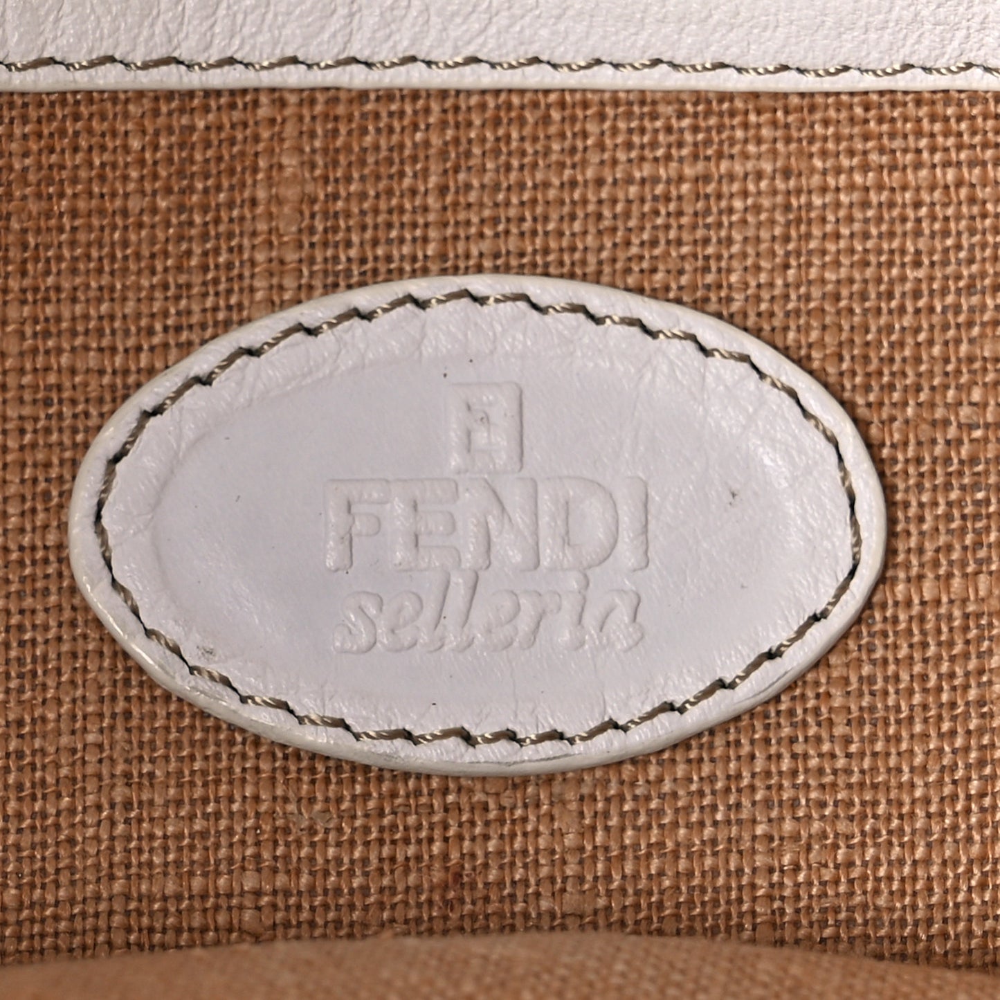Calfskin Romano Selleria Small Bucket White