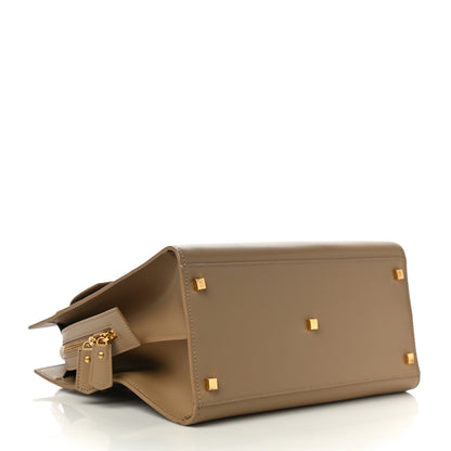 Saint Laurent Grain De Poudre Medium Uptown Tote Dark Latte 4 of 10