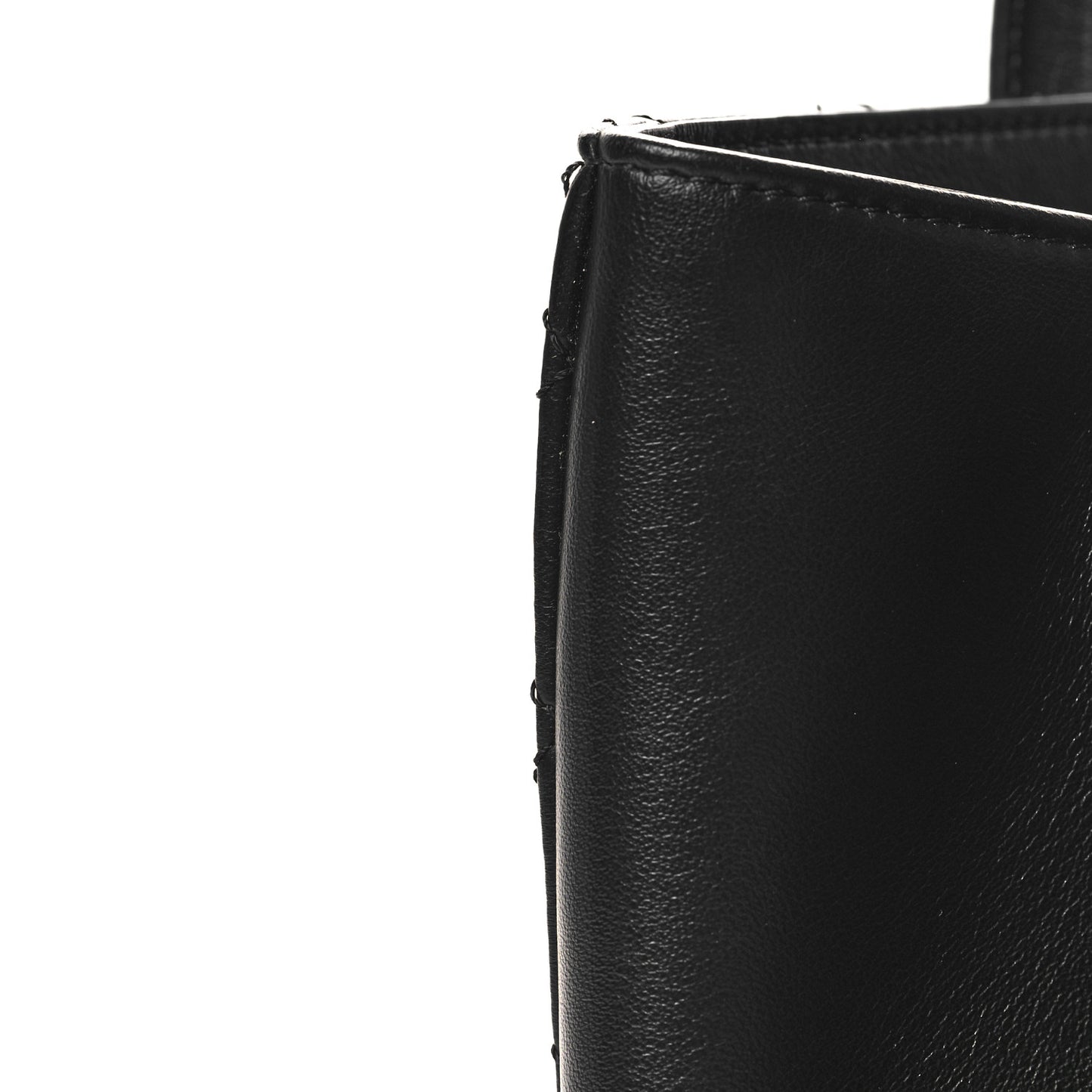Nappa Quilted Medusa Tote Black