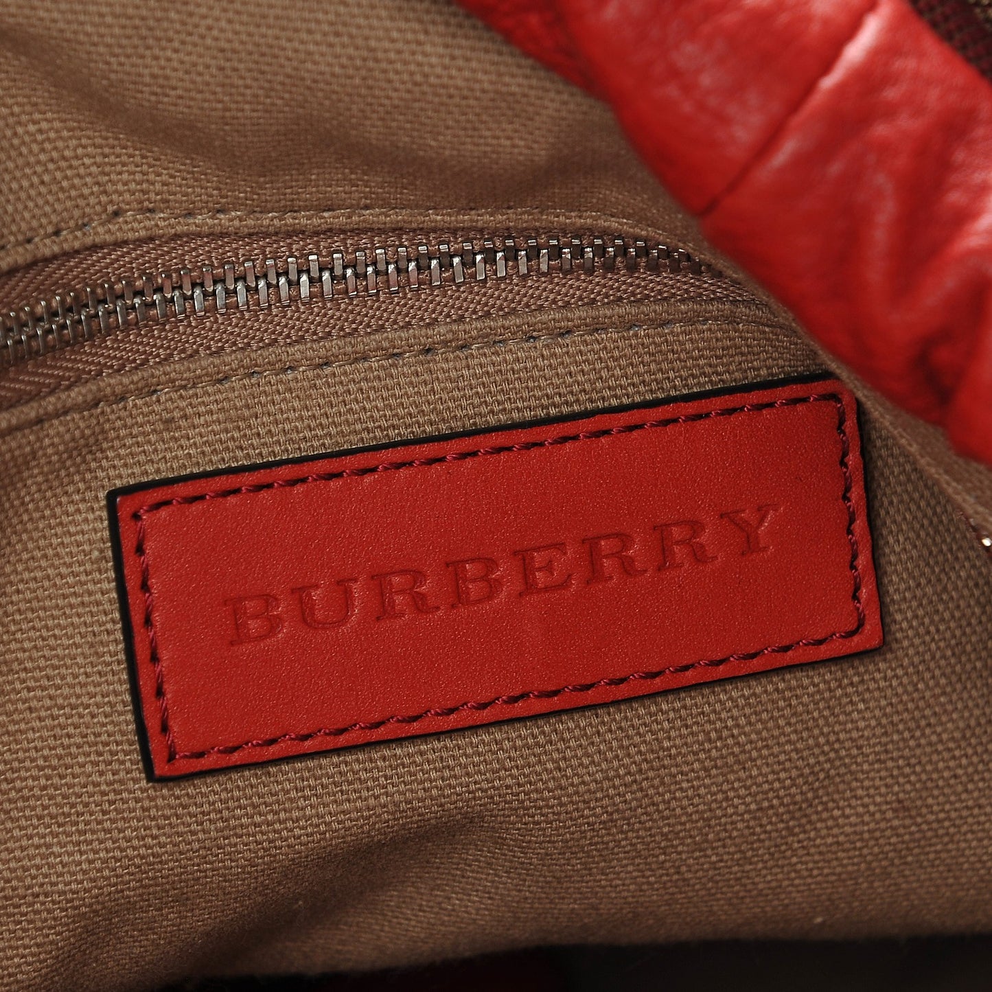 Grainy Calfskin Medium Susanna Hobo Red