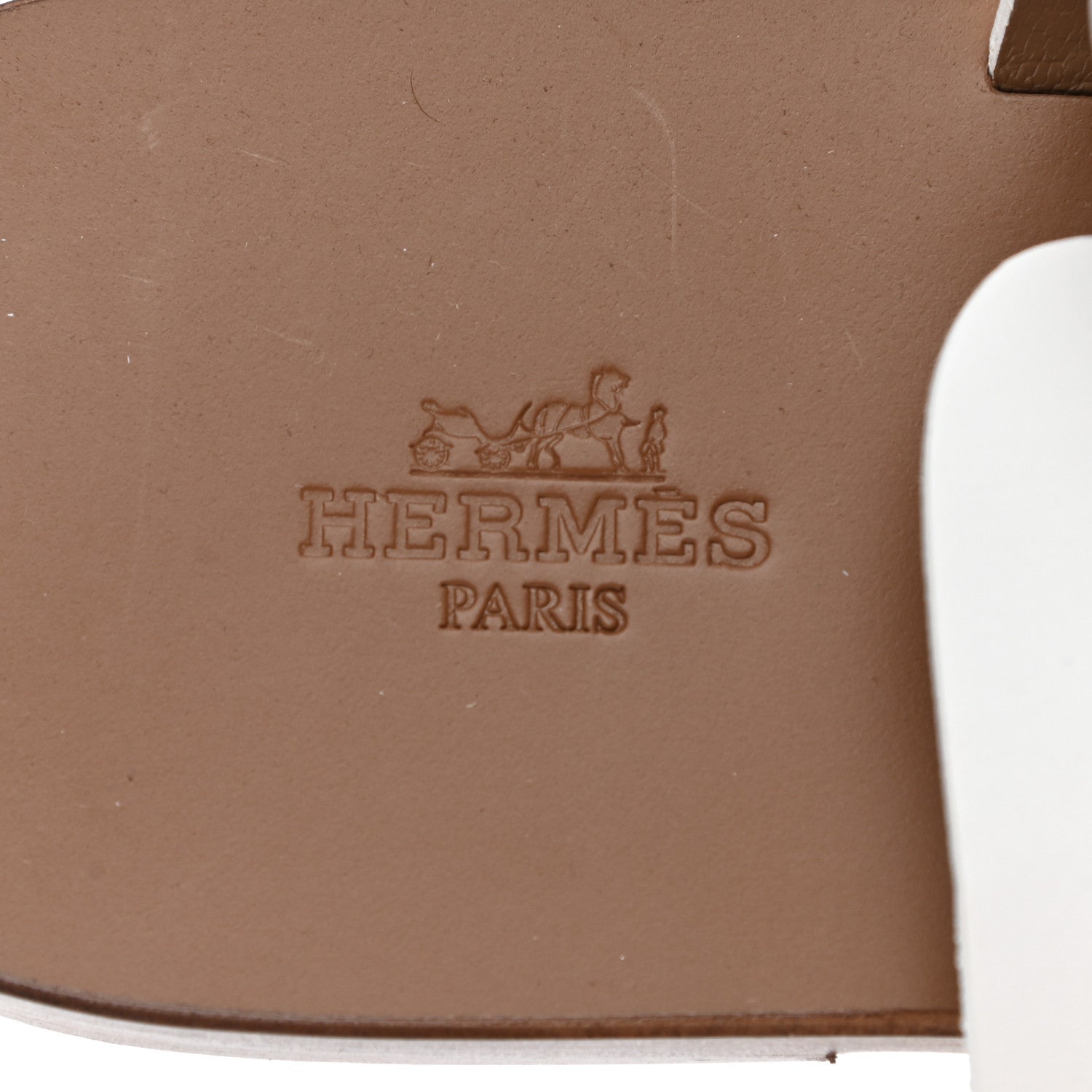Hermes Calfskin Sandals 39 White 7 of 9